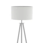 Eglo podna lampa drvo bela Bidford 49156 E27 - Slika 5