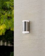 Spoljna zidna lampa Eglo Carpinera 75543 – mat hrom i bela sa IP44 - Slika 4