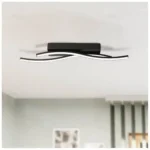 LED plafonjera Eglo Alboraya 31226 – Crna metalna plafonjera sa belom plastikom - Slika 3