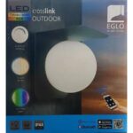 Smart spoljna zidna lampa Eglo 31051 – Crno-bela pametna zidna lampa - Slika 3