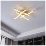 Cabezas 1 34052 LED zidna plafonjera Eglo – Zlatna metalna lampa - Slika 2