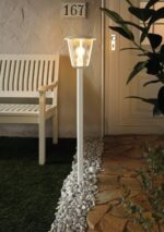 Eglo spoljna podna lampa bela Monreale 98118 E27 IP44 - Slika 4