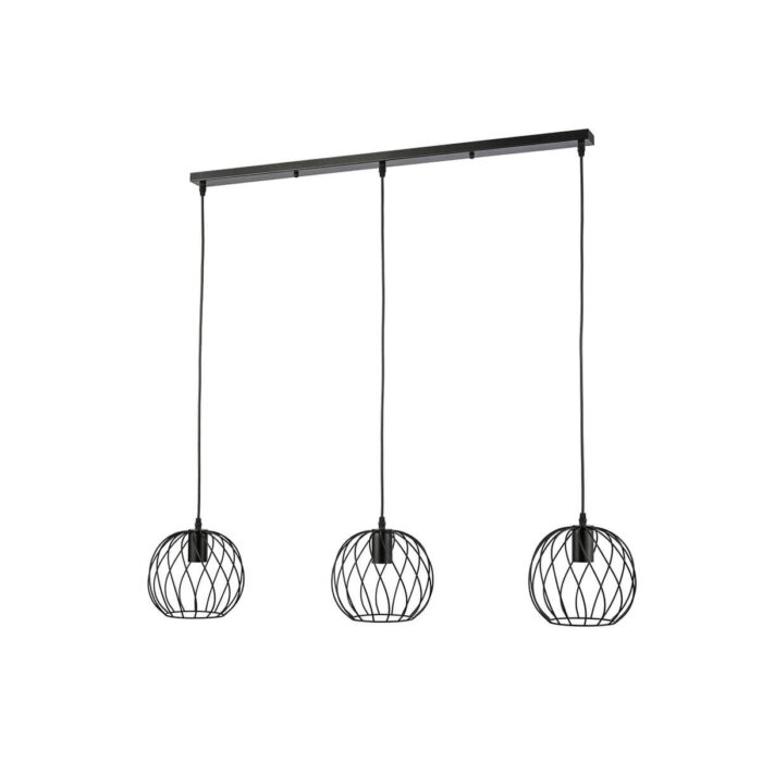 Crna metalna visilica Aria 15060 3xE27 podesiva visina 120cm - Slika 2