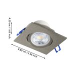Eglo ugradna LED lampa satin nikl Saliceto 98308 4000K dimabilna - Slika 2