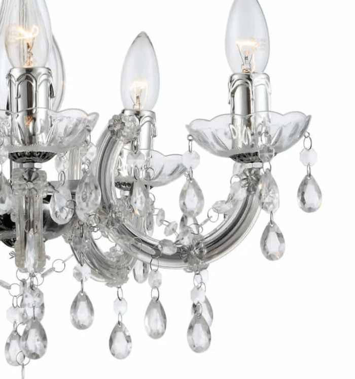 Hromirani luster Cuimbra II 63116-5 sa 5 sijaličnih grla E14 - Slika 4