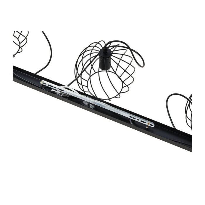 Crna metalna visilica Aria 15060 3xE27 podesiva visina 120cm - Slika 3