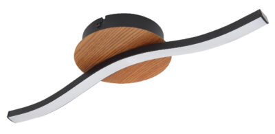 Moderna LED plafonjera EVITA 67171-6 sa izgledom drveta
