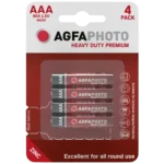 Heavy Duty baterija crvena AAA 1.5V B4 AgfaPhoto APFAAA