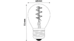 ABLSFMG27EW-3W Avide LED sijalica Filament Mini lopta 3W E27 - Slika 3