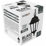 AOPL-1XE27-BLA Avide fenjer visilica Blake E27 IP44 crna 825mm - Slika 2