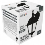 AOWL-1XE27-BLA-D Avide Spoljni zidni fenjer Blake-D crni - Slika 3