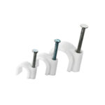 Obujmica sa ekserom 7-10 mm bela (100kom) 365-302