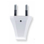 ALING Dvopolni utikac euro. beli ALC302.0