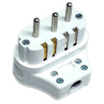 ALING Tropolni utikac L beli ALC303.0