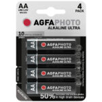 Ultra alkalna baterija crna AA 1.5V B4 AgfaPhoto APUAA