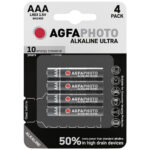 Ultra alkalna baterija crna AAA 1.5V B4 AgfaPhoto APUAAA