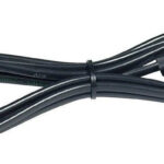Kabel prik. crna H03VVH-2F 2x0.75L=3m 0119