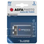 Alkalna Power baterija plava 9V B1 AgfaPhoto APA9V