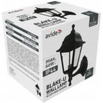 AOWL-1XE27-BLA-U Avide zidna lampa fenjer Blake-U E27 IP44 crna - Slika 2