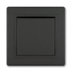 PRESTIGE Sklopka jednopolna 10A 250V Crna Soft ALC605.E1E1