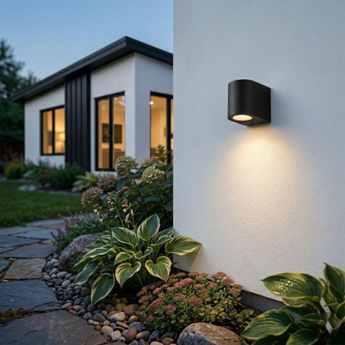 M952011 Mitea Lighting Baštenska zidna lampa GU10 IP44 antracit - Slika 4