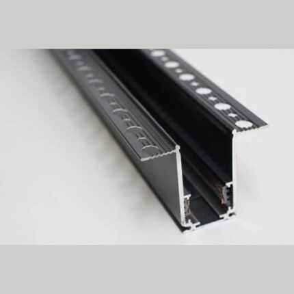 Šina 1m ugradna crna za 48V LED magnetnu rasvetu Mitea Lighting