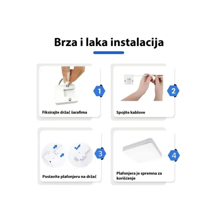 LPF-SL/P-36/W PROSTO LED plafonjera 36W dnevno svetlo 3600lm - Slika 4