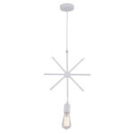 -R M161710 visilica bela zvezda 1xE27 Max.60W/220V Mitea Lighting