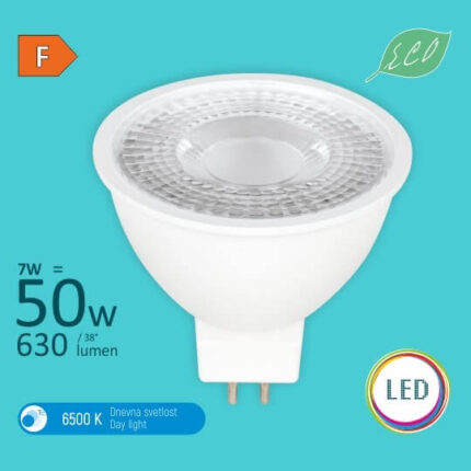 GU5.3 M2 7W 6500K MR16 ECO LED sijalica 240V 630lm 38° Mitea Lighting
