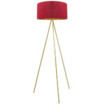 M53 podna lampa E27 zlatno-crvena Mitea Lighting