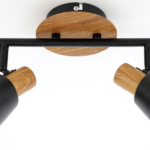 MADISON-2 spot lampa 2xE14 crna SPF01129