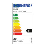 CL-FCO020 20W XLED Nadgradna elipsasta LED lampa IP65 6400K hladno bela - Slika 2