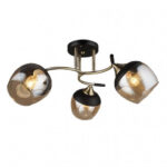 M11063-3 Mitea Lighting crni luster 3xE27 providni
