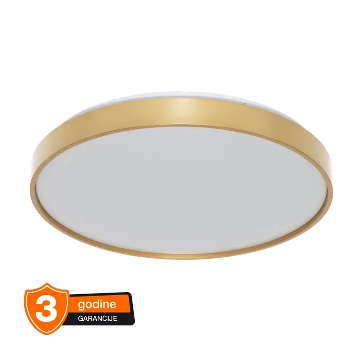 1 OSRAM LUXO 24W LED okrugla nadgradna plafonjera zlatna