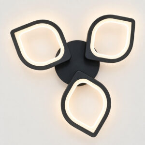 MALTA 52359 8 BLK LED plafonjera crna dimabilna sa daljinskim