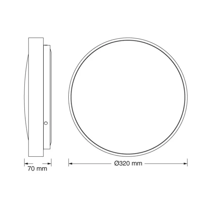OSRAM LUXO 18W LED okrugla nadgradna plafonjera srebrna 4000k 4099854651632E - Slika 3