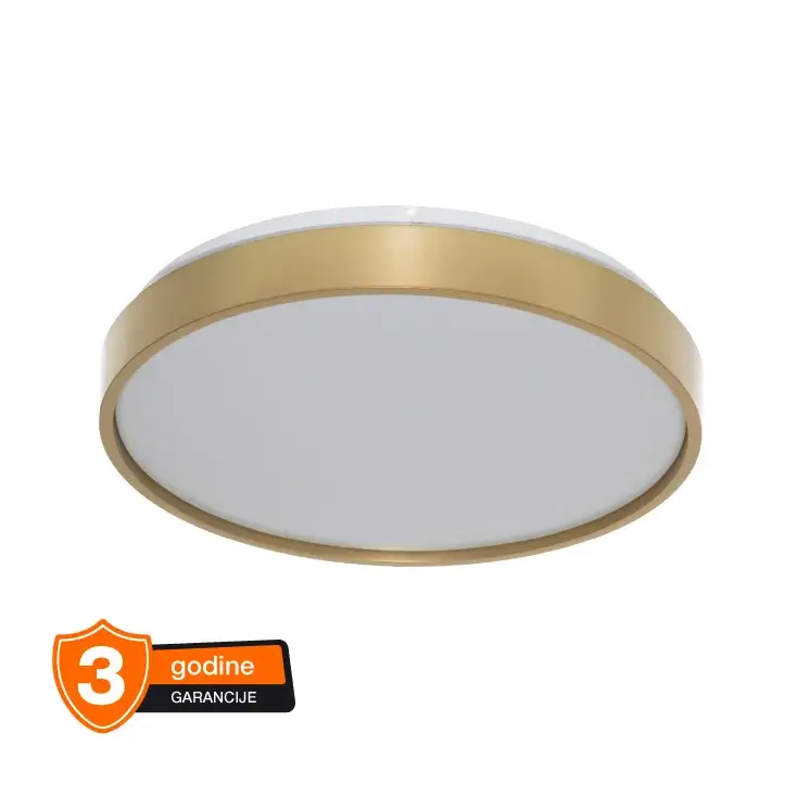 4 OSRAM LUXO 18W LED okrugla nadgradna plafonjera zlatna
