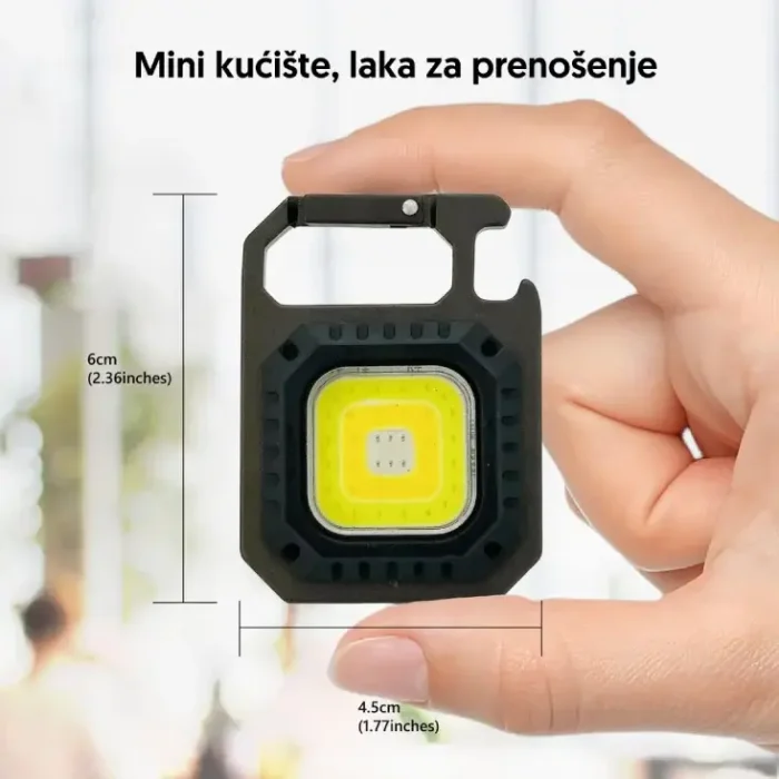 17417-5903 Multifunkcionalna punjiva LED mini lampa sa magnetom i tripodom - Slika 5