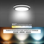 M205701-C Mitea Lighting crna LED plafonjera 20W CCT IP65 - Slika 5