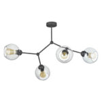 M10455-4 Mitea Lighting crni 4xE27 luster Max.60W