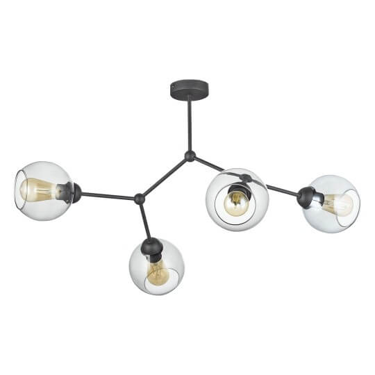 M10455-4 Mitea Lighting crni 4xE27 luster Max.60W
